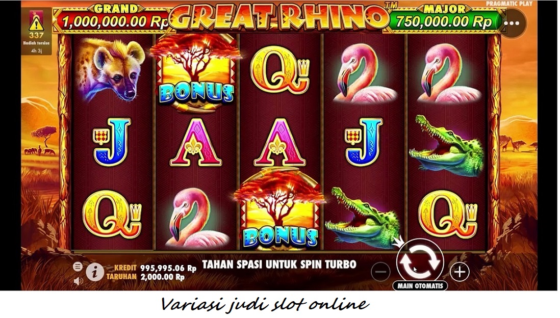 Variasi judi slot online